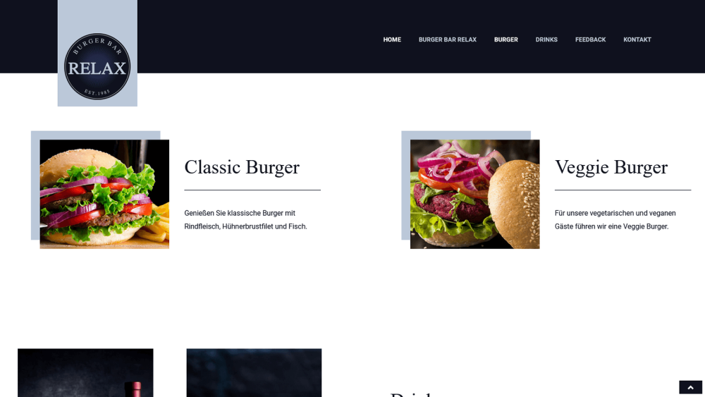 Layout Burger Bar